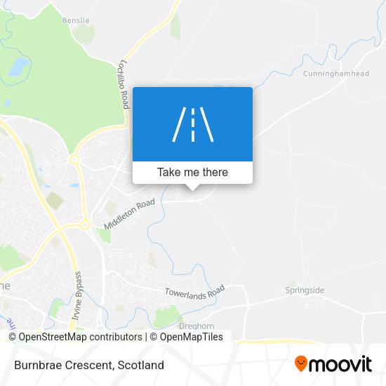 Burnbrae Crescent map