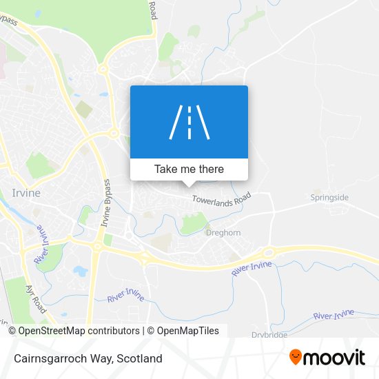 Cairnsgarroch Way map