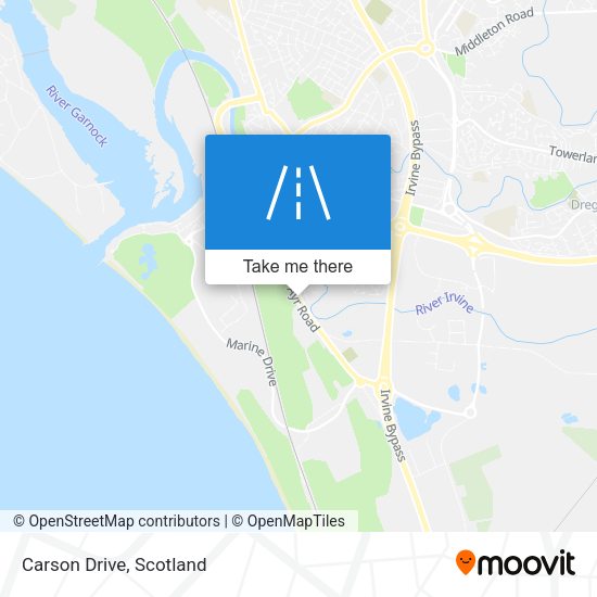 Carson Drive map