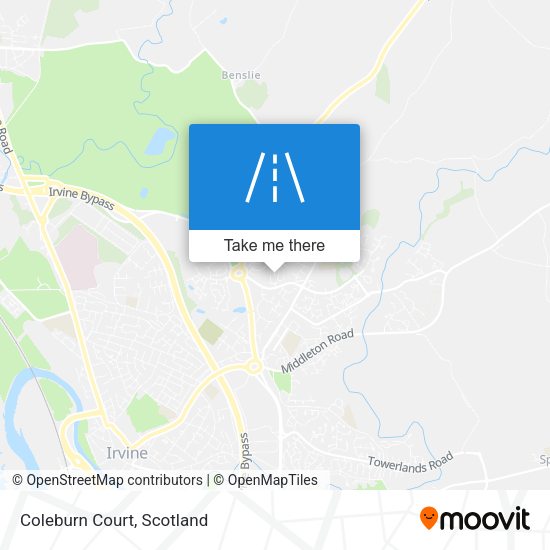 Coleburn Court map