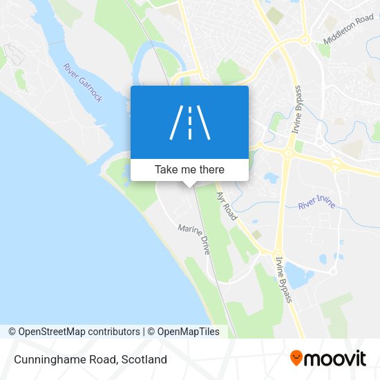 Cunninghame Road map