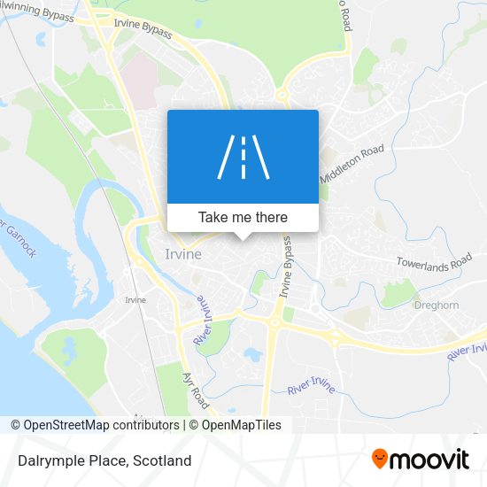 Dalrymple Place map