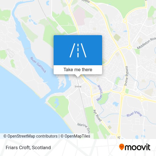 Friars Croft map