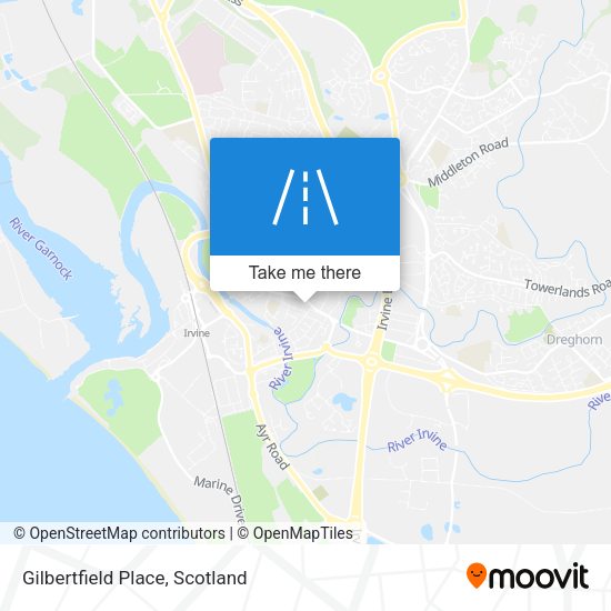 Gilbertfield Place map