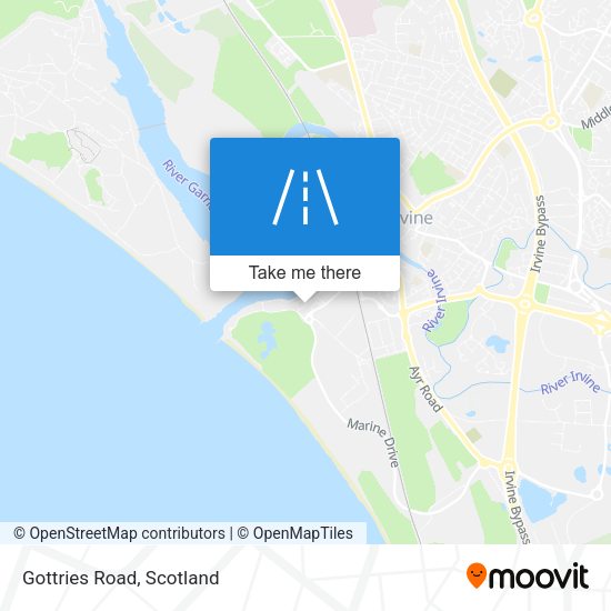 Gottries Road map