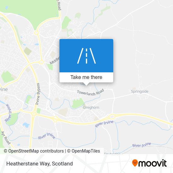 Heatherstane Way map