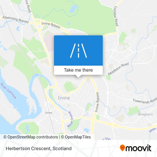 Herbertson Crescent map