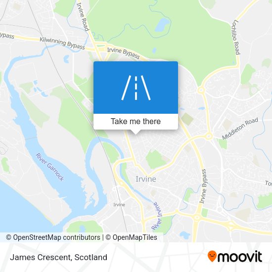 James Crescent map