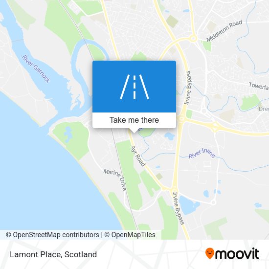 Lamont Place map