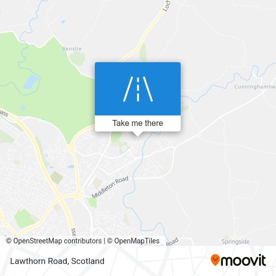 Lawthorn Road map