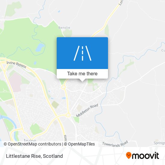 Littlestane Rise map