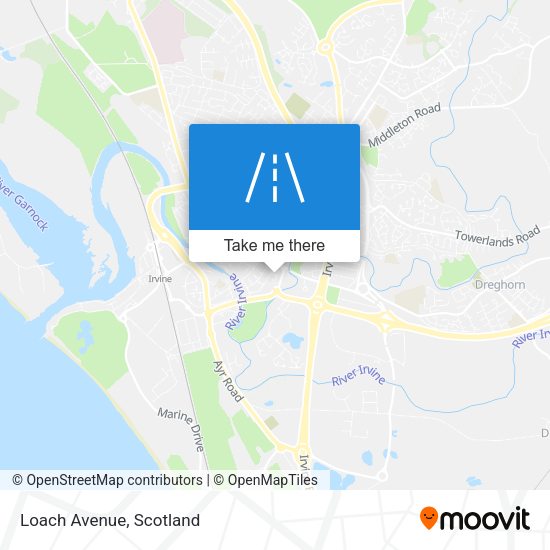 Loach Avenue map