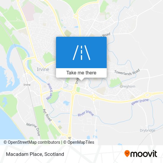 Macadam Place map