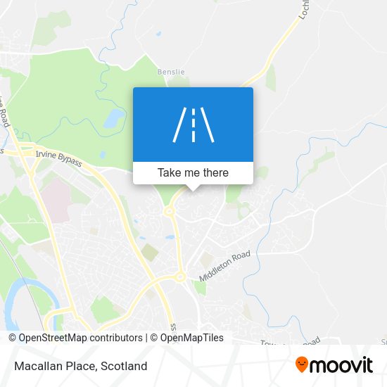 Macallan Place map