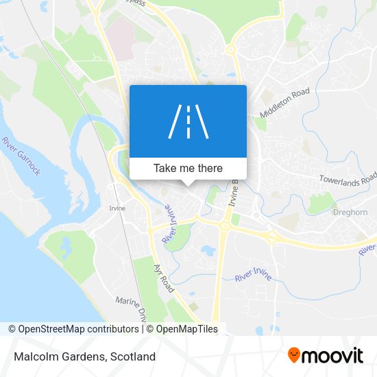 Malcolm Gardens map