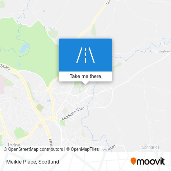 Meikle Place map