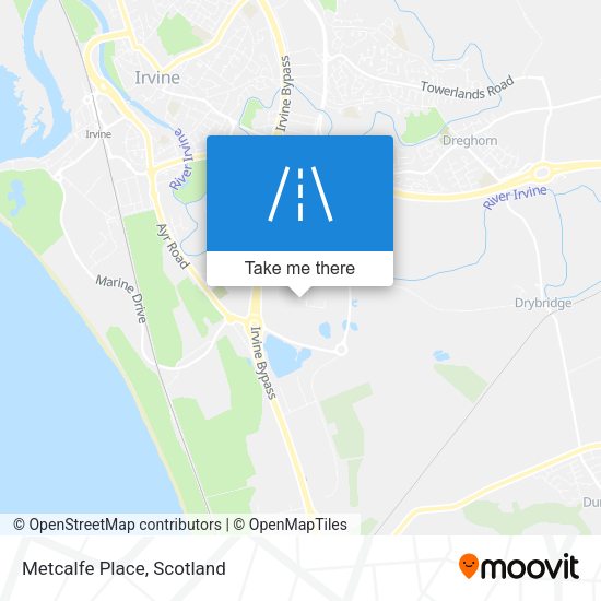 Metcalfe Place map