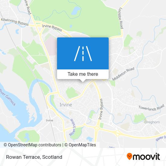 Rowan Terrace map
