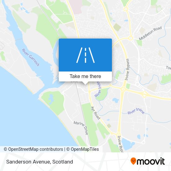 Sanderson Avenue map