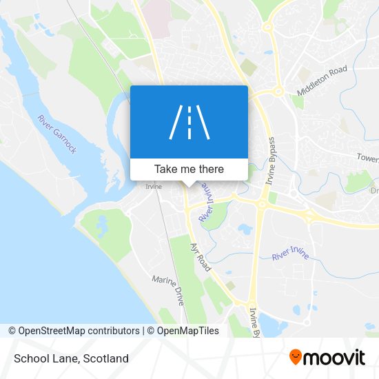 School Lane map