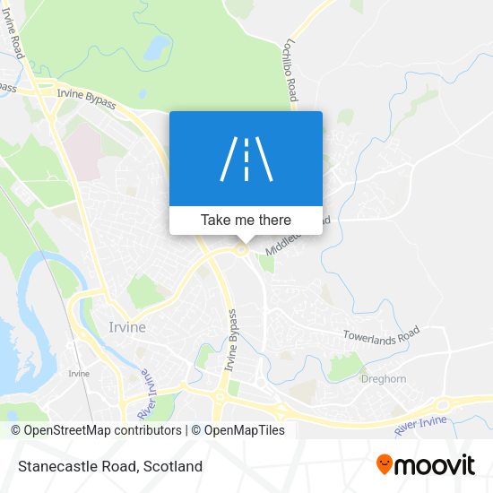 Stanecastle Road map