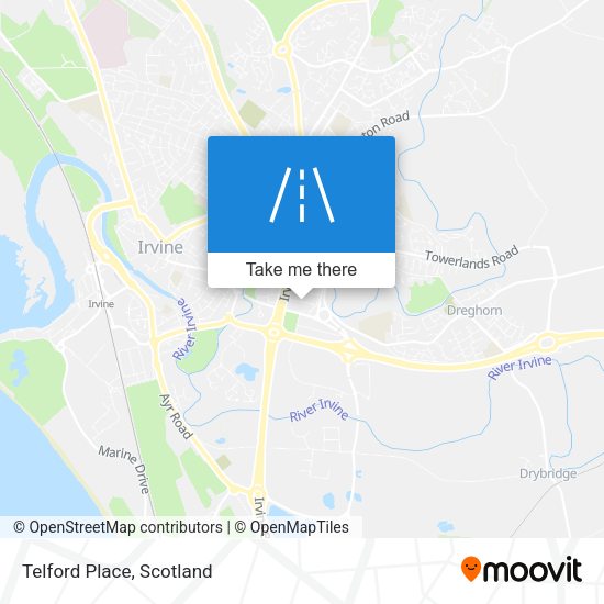 Telford Place map