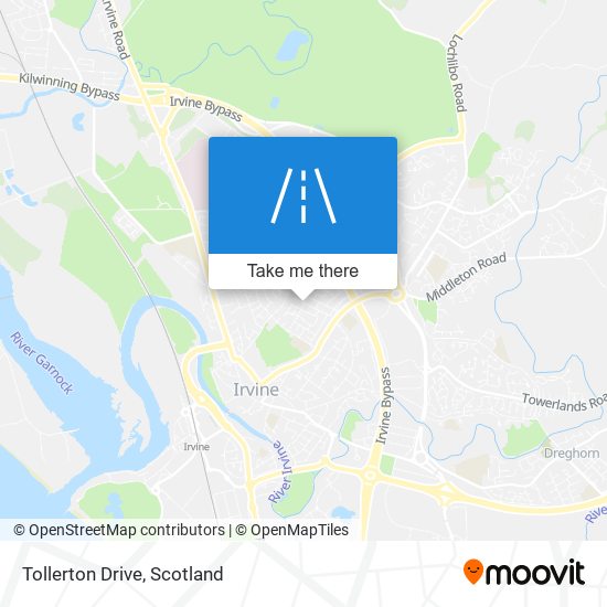 Tollerton Drive map