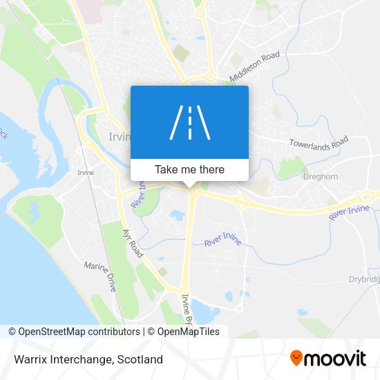 Warrix Interchange map