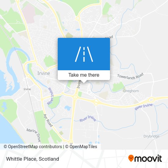Whittle Place map