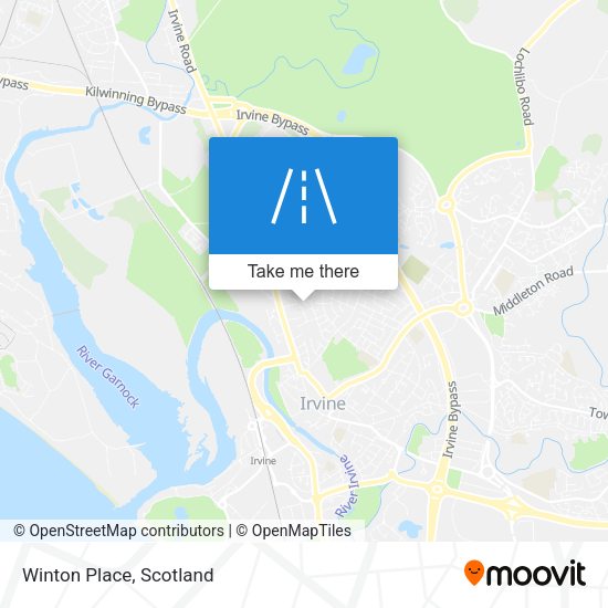 Winton Place map