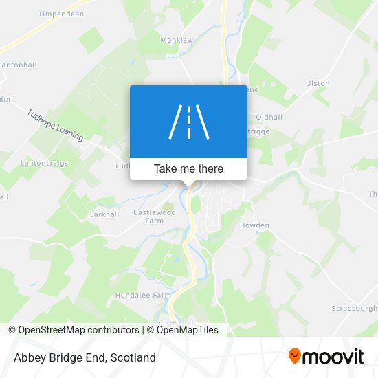 Abbey Bridge End map