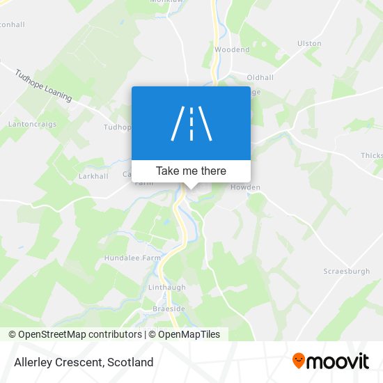 Allerley Crescent map