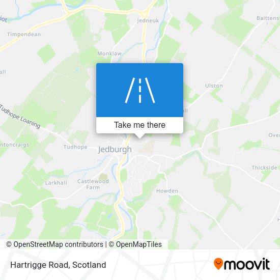 Hartrigge Road map