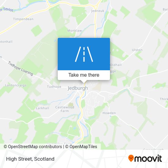 High Street map