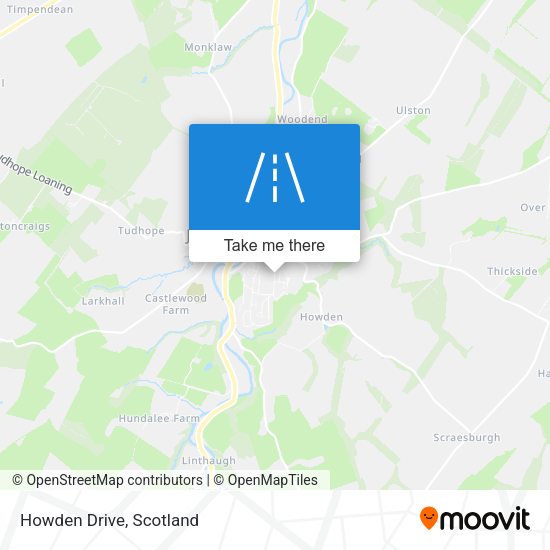 Howden Drive map