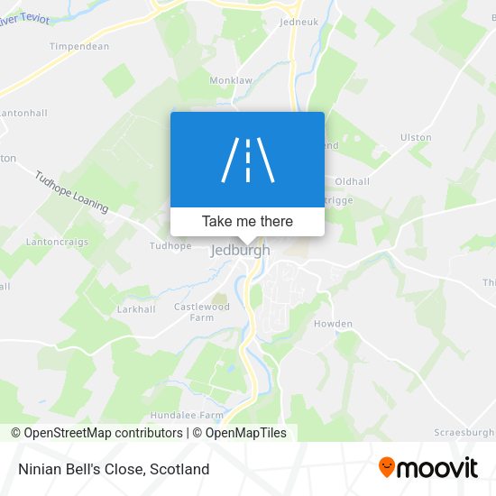 Ninian Bell's Close map