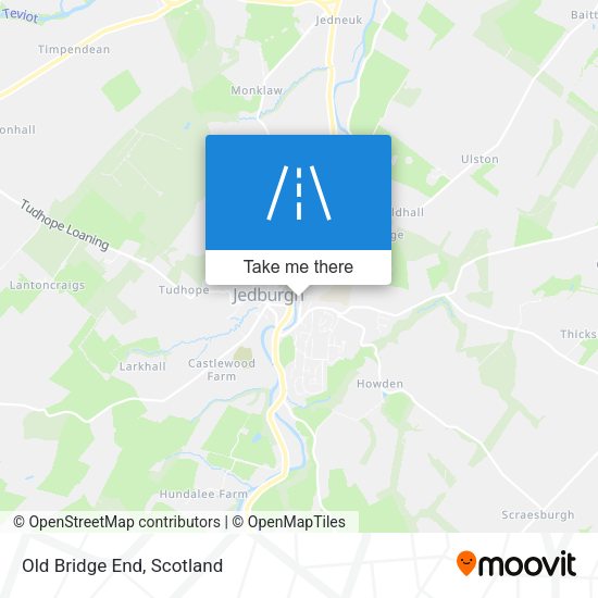 Old Bridge End map
