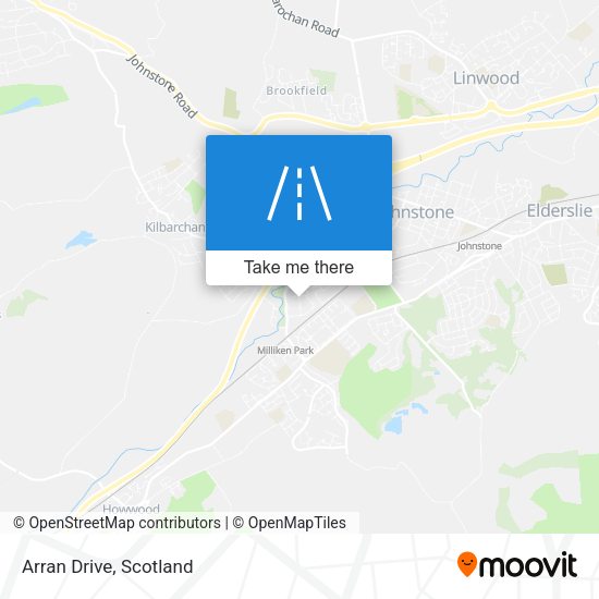 Arran Drive map