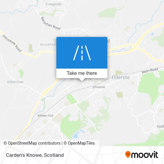Carden's Knowe map
