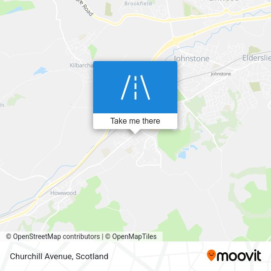 Churchill Avenue map