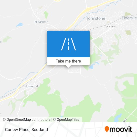 Curlew Place map