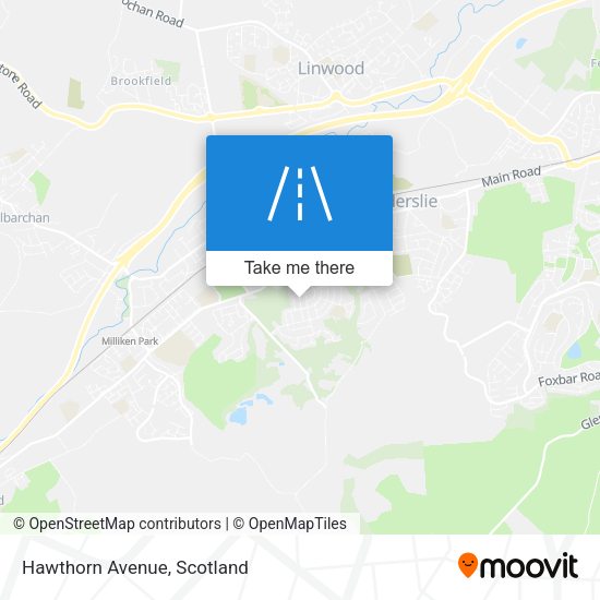 Hawthorn Avenue map