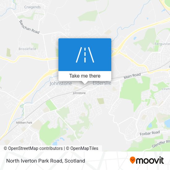 North Iverton Park Road map