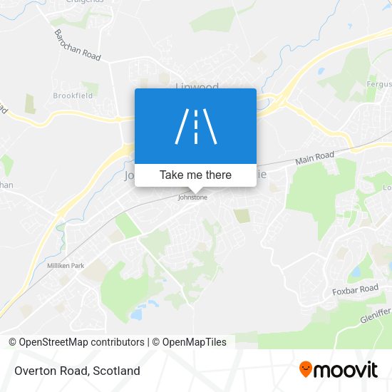 Overton Road map
