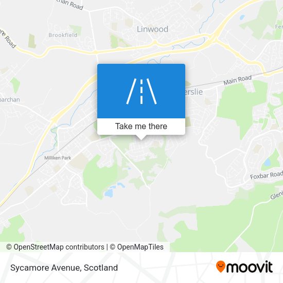 Sycamore Avenue map