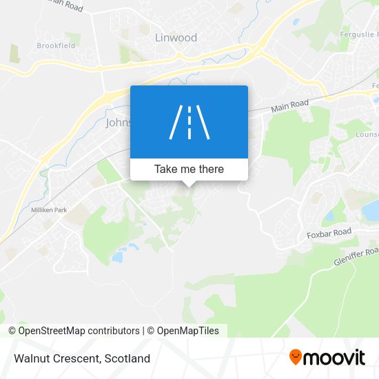 Walnut Crescent map