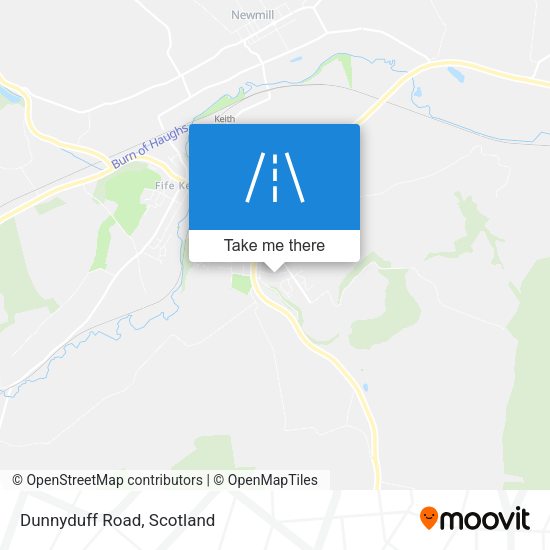 Dunnyduff Road map