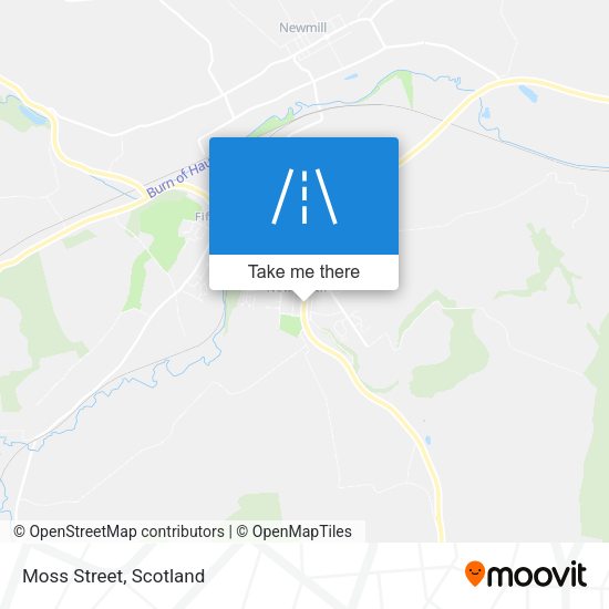 Moss Street map
