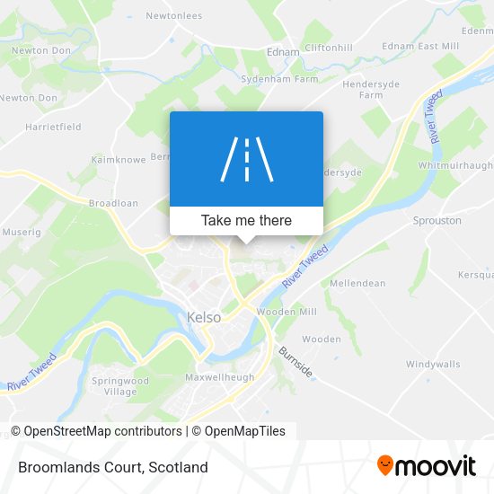 Broomlands Court map
