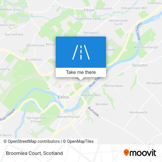 Broomlea Court map
